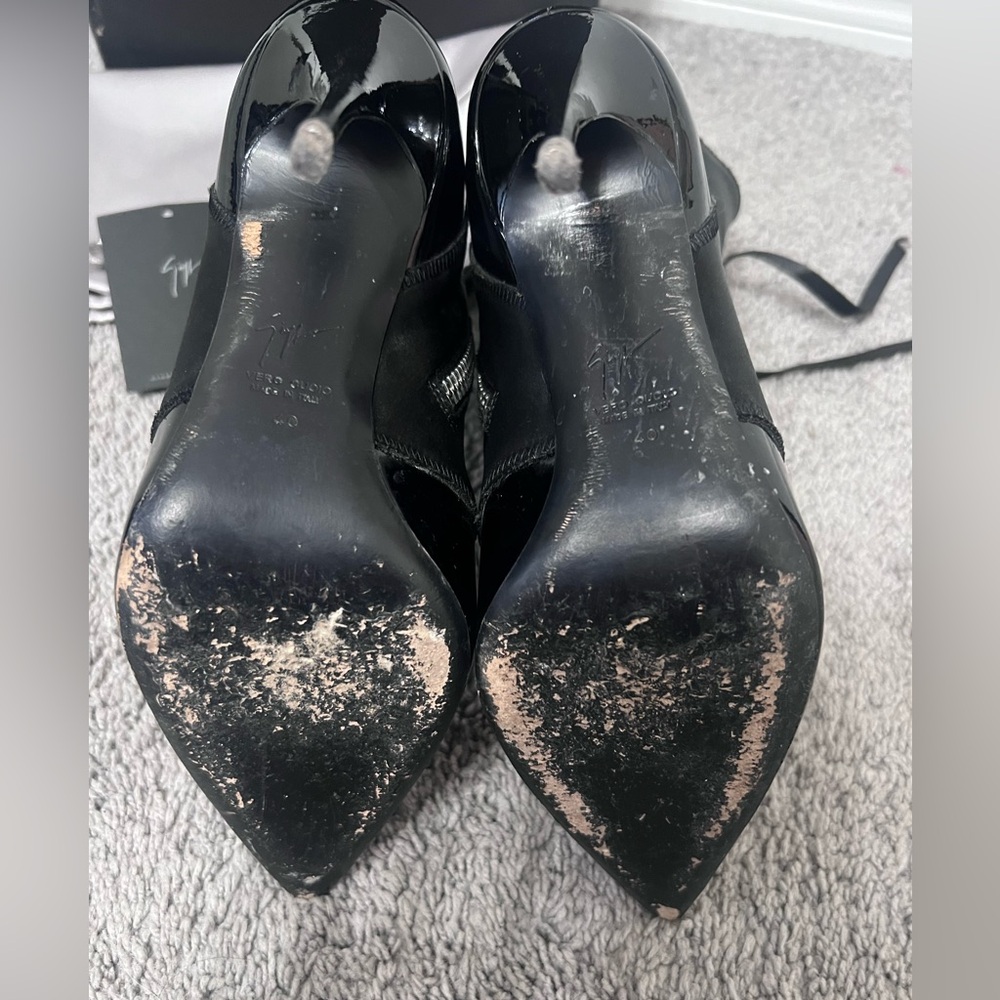 Giuseppe Zanotti stiletto lace up boots - Picture 10 of 11